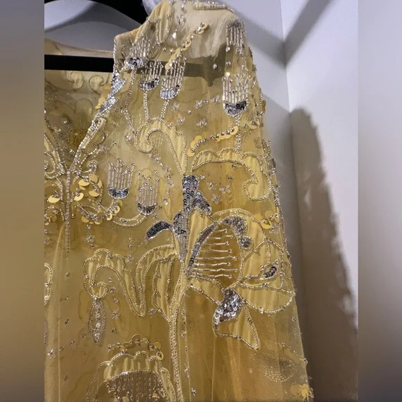 Louis Vuitton sheer sequin dress